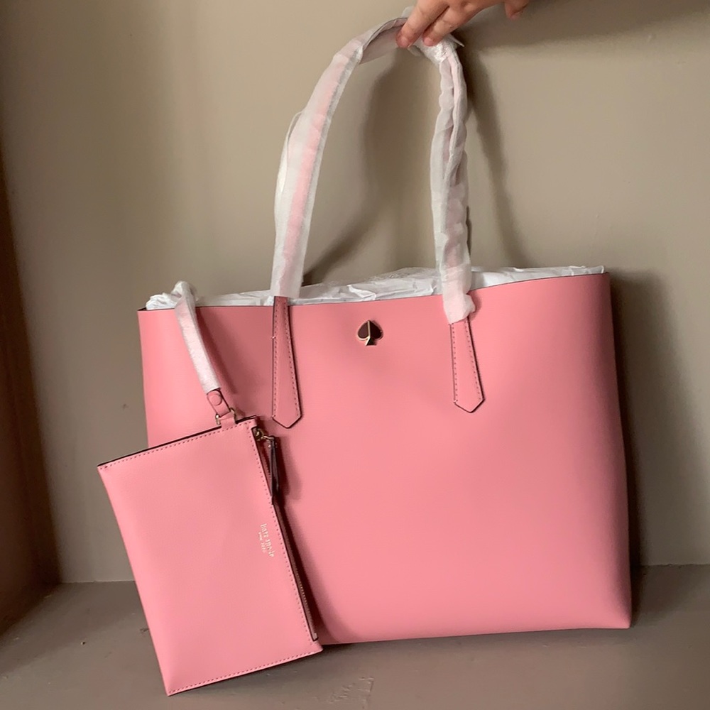 NWT Kate Spade Molly Large Tote w/ clip-in clutch
